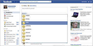 Facebook führt Smiley-Funktion ein