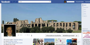 Die Facebook-Timeline im oe24-Test