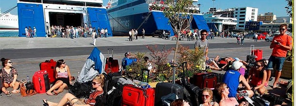 Frust und blinde Wut in Athen