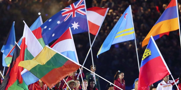 Bombast-Show zum Olympia-Abschluss