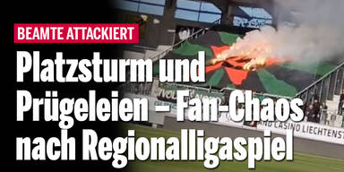 Platzsturm und Prügeleien – Fan-Chaos nach Regionalligaspiel