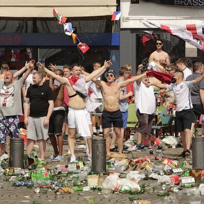 Fanausschreitung in Marseille