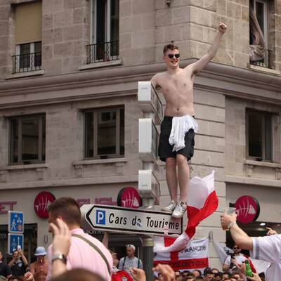 Fanausschreitung in Marseille
