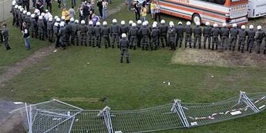 Wiener Fans randalierten in Klagenfurt