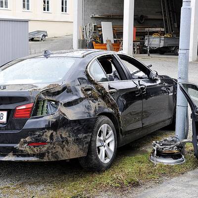 Schwerer Unfall von Fasslabend