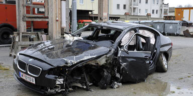 Auto von Fasslabend jetzt Schrott