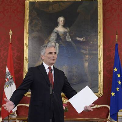 Fischer empfängt Faymann
