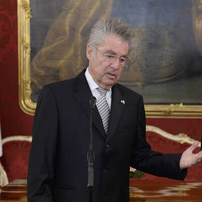 Fischer empfängt Faymann