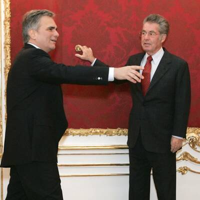 Bundespräsident empfängt künftigen Bundeskanzler