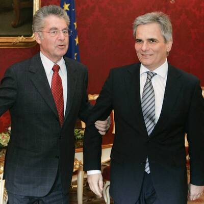 Bundespräsident empfängt künftigen Bundeskanzler