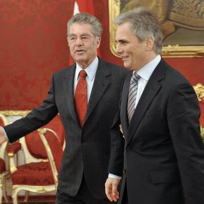 Bundespräsident empfängt künftigen Bundeskanzler