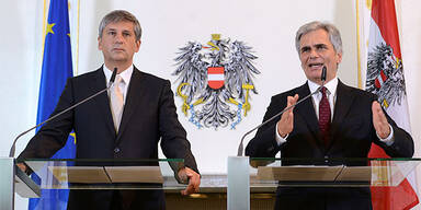 Michael Spindelegger; Werner Faymann