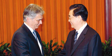 Faymann fliegt nach Chinabesuch in die USA