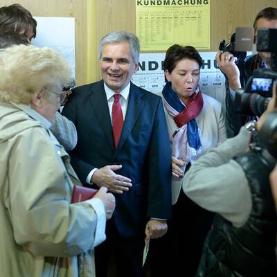 Hier wählt Werner Faymann
