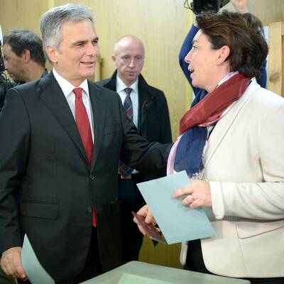 Hier wählt Werner Faymann