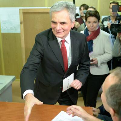 Hier wählt Werner Faymann