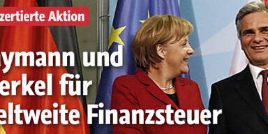 Ö + D werben für weltweite Finanzsteuer