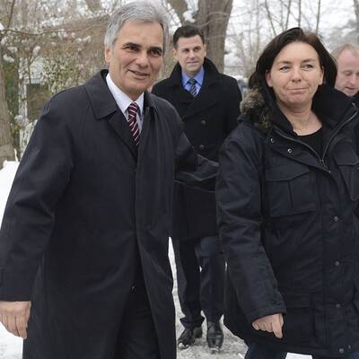 Der Bundeskanzler gab seine Stimme in Wien ab.