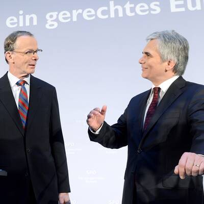  Kanzler Faymann holte Ex-ZiB-Star für die EU-Wahl.
