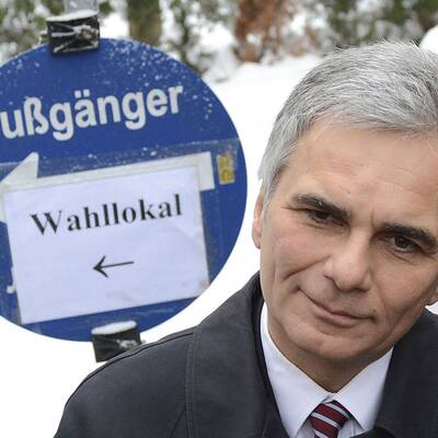 Der Bundeskanzler gab seine Stimme in Wien ab.