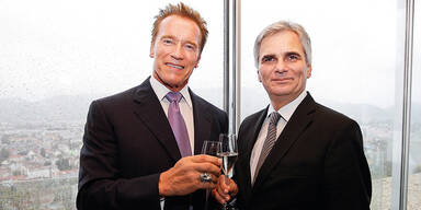 Faymann und Schwarzenegger