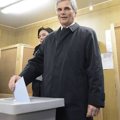 Der Bundeskanzler gab seine Stimme in Wien ab.