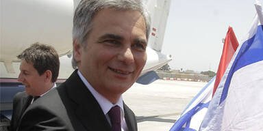 Faymann in Israel auf Kreiskys Spuren