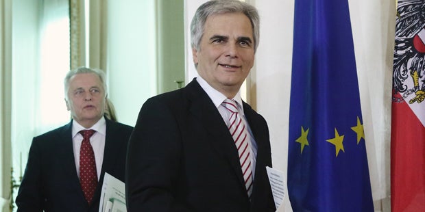 Faymann spricht zum Pensions-Krach