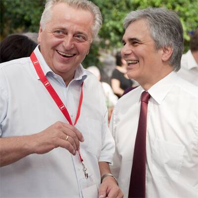 SPÖ-Parteitag: Kämpferischer Faymann