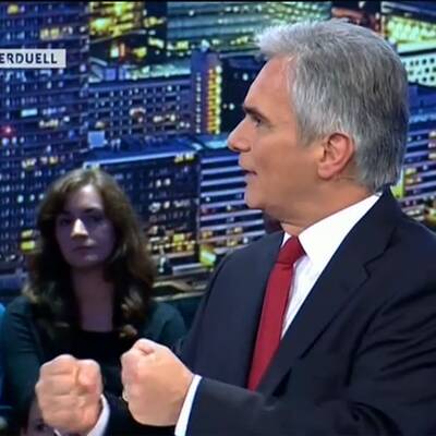  Das erste TV-Duell in Bildern