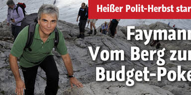 Faymann: Vom Berg zum Budget-Poker