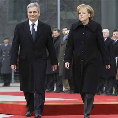 Faymann zu Gast in Berlin