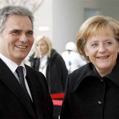 Faymann zu Gast in Berlin