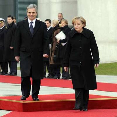 Faymann zu Gast in Berlin