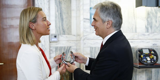 Faymann auf Friedensmission in Rom