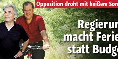 Regierung macht Ferien statt Budget