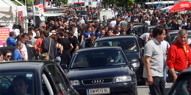 Trotz Sauwetter kamen 100.000 GTI-Fans nach Reifnitz