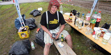 Trotz Sauwetter kamen 100.000 GTI-Fans nach Reifnitz