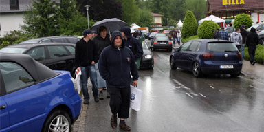 Trotz Sauwetter kamen 100.000 GTI-Fans nach Reifnitz