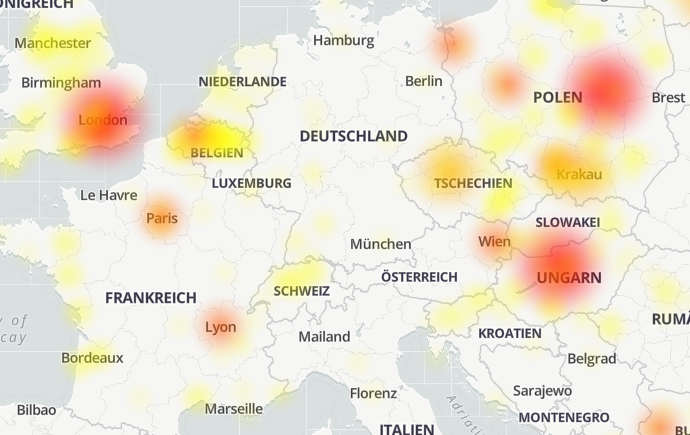 Der Facebook Messenger ist komplett down