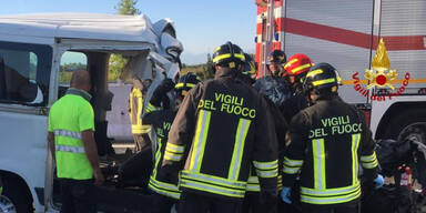 Horror-Crash auf A4 bei Jesolo: Sieben Tote
