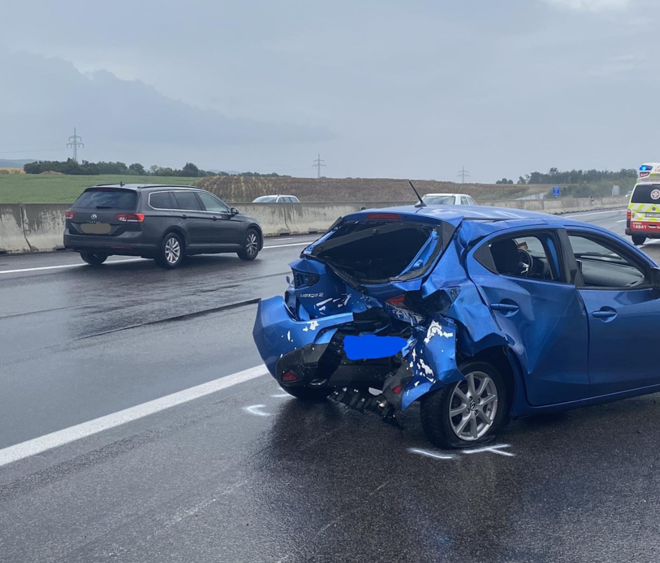 Massen-Crash auf der Schnellstraße S31