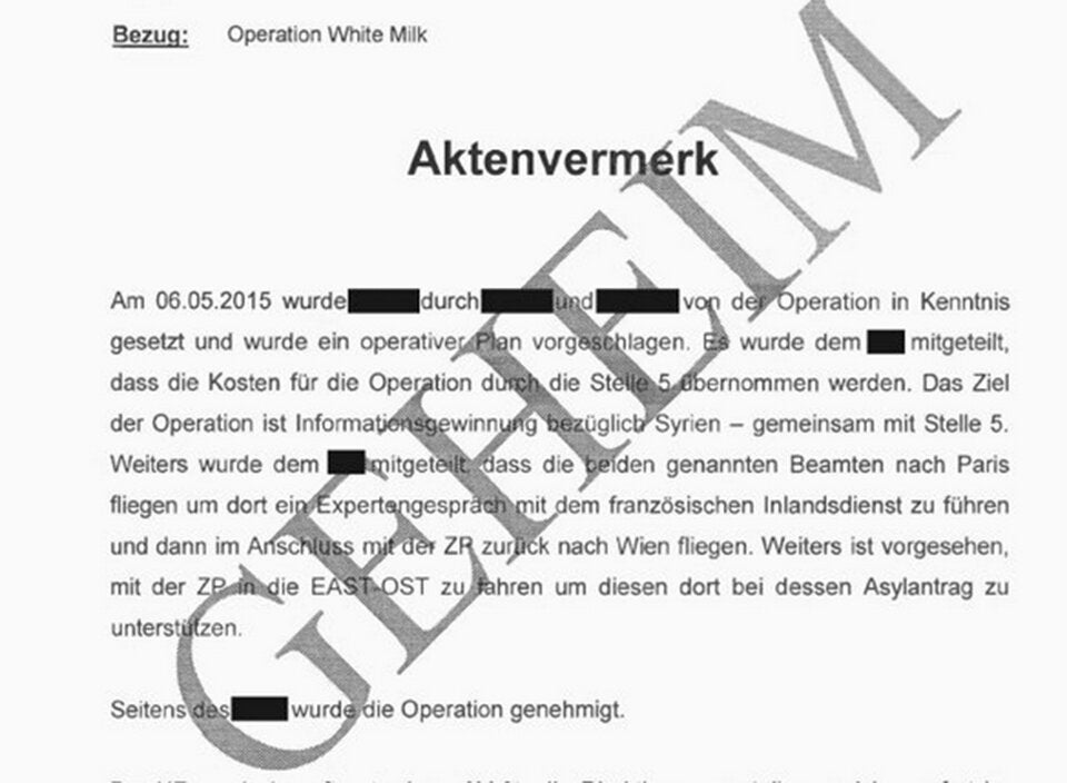 Hilfe für syrischen General belastet Führung des BVT