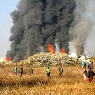 Flugzeugcrash in Burma