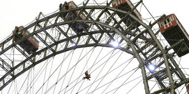 &Uuml;BUNG LANDESPOLIZEIDIREKTION WIEN "SEILTECHNIK&Uuml;BUNG AM WIENER RIESENRAD"