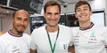 Federer als Stargast in Mercedes-Box