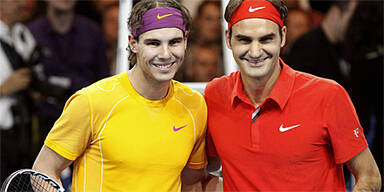 Federer gewinnt Exhibition gegen Nadal