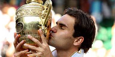 federer wimbledon kuss