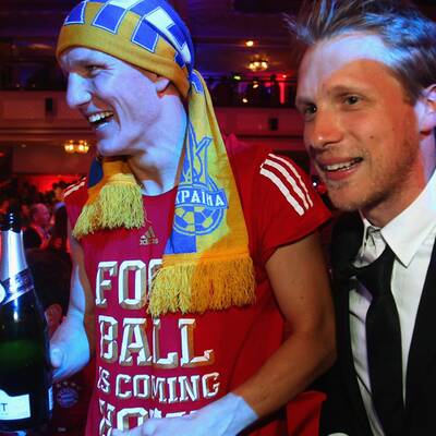 Roter Rausch in London: Die Party ging bis in die frühen Morgenstunden