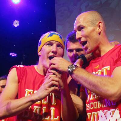 Roter Rausch in London: Die Party ging bis in die frühen Morgenstunden